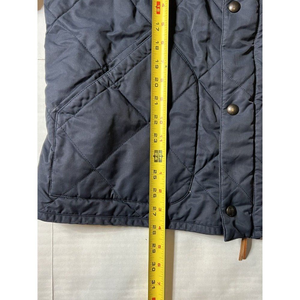 J Crew Quilted Navy Blue Field Jacket Thermore Insulated Men's Size Medium - Picture 3 of 15